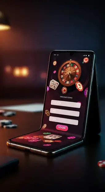 Een afbeelding van de loginpagina van Wbetz Casino met velden voor e-mail en wachtwoord en de optie voor Google-aanmelding, benadrukkend veilige accounttoegang.
